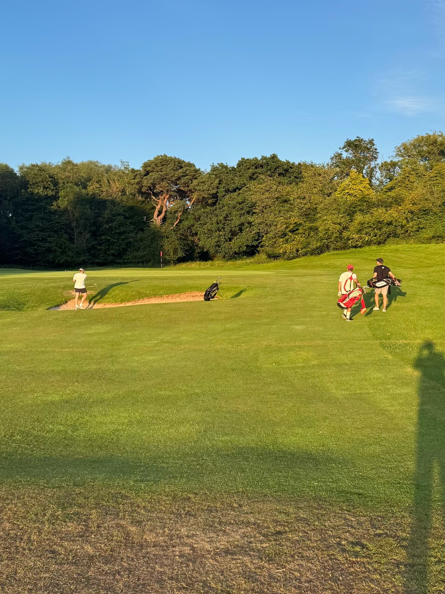 Golfing with friends